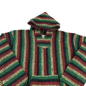 Baja Joe Rastafari Color Skate Surf Baja Hoodie